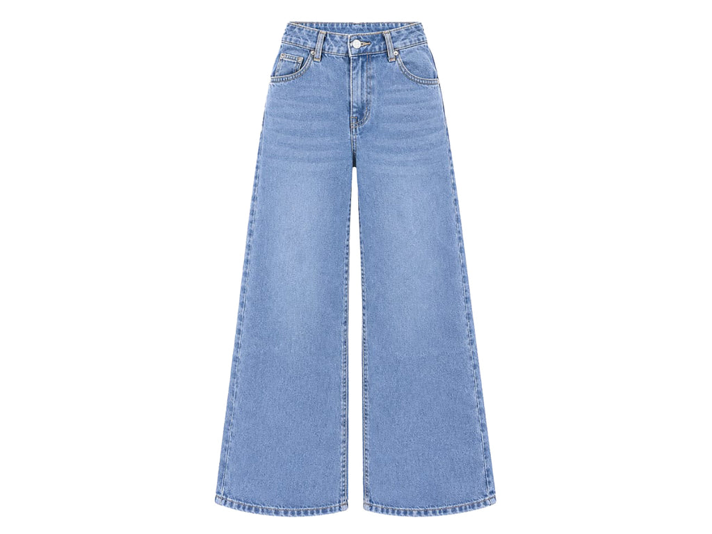 Arabian Denim Palazzo Wide Leg Jeans
