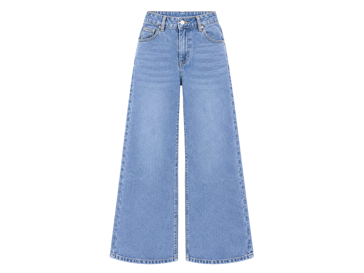 Arabian Denim Palazzo Wide Leg Jeans